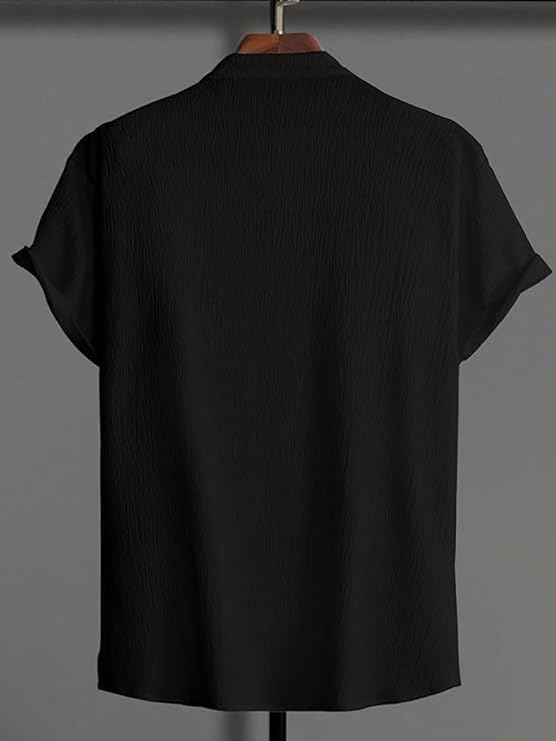 leriya fashion men's half sleeve polyester lycra regular fit casual plain t shirt stylish & comfortable