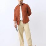 urbano fashion men's cotton full sleeve regular fit casual solid shirt