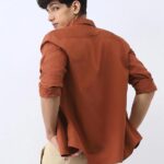 urbano fashion men's cotton full sleeve regular fit casual solid shirt