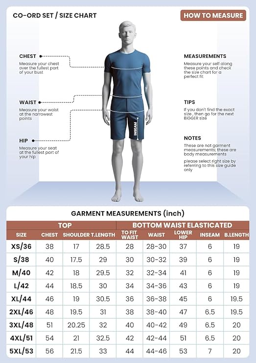 leriya fashion co ord set for men – t shirt & shorts nightwear set | summer loungewear, beachwear & night suit for daily comfort