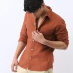 urbano fashion men's cotton full sleeve regular fit casual solid shirt