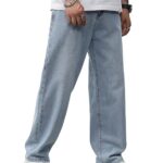 jeans for men | denim jeans | relaxed fit | baggy style | wide leg | streetwear | casual wear |