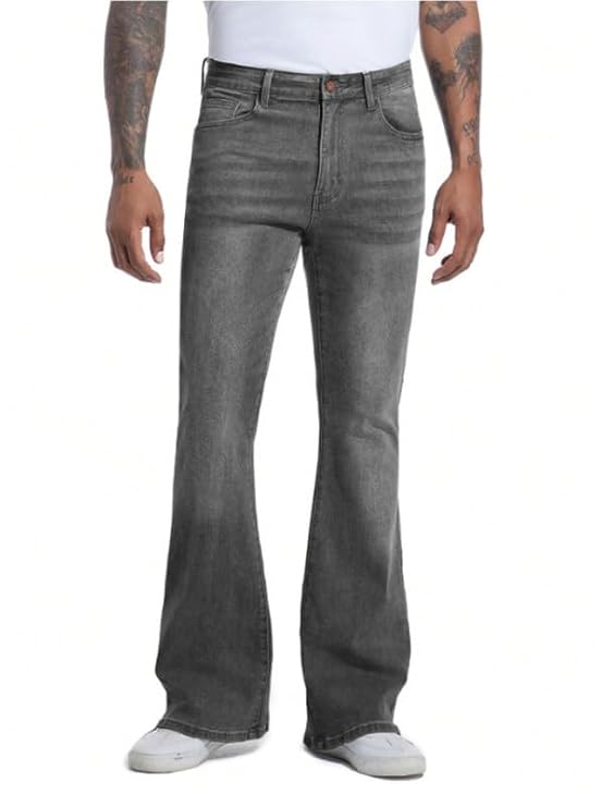 ben martin men’s bootcut bell bottom jeans || flared denim jean for men