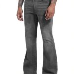 ben martin men’s bootcut bell bottom jeans || flared denim jean for men